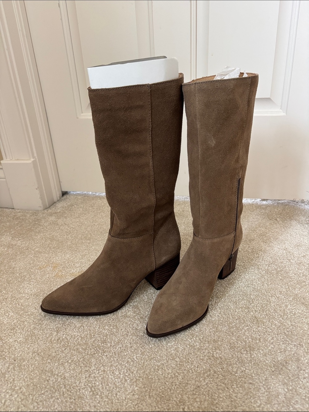 Lucky Brand Brown Suede Over-the-Knee Boots